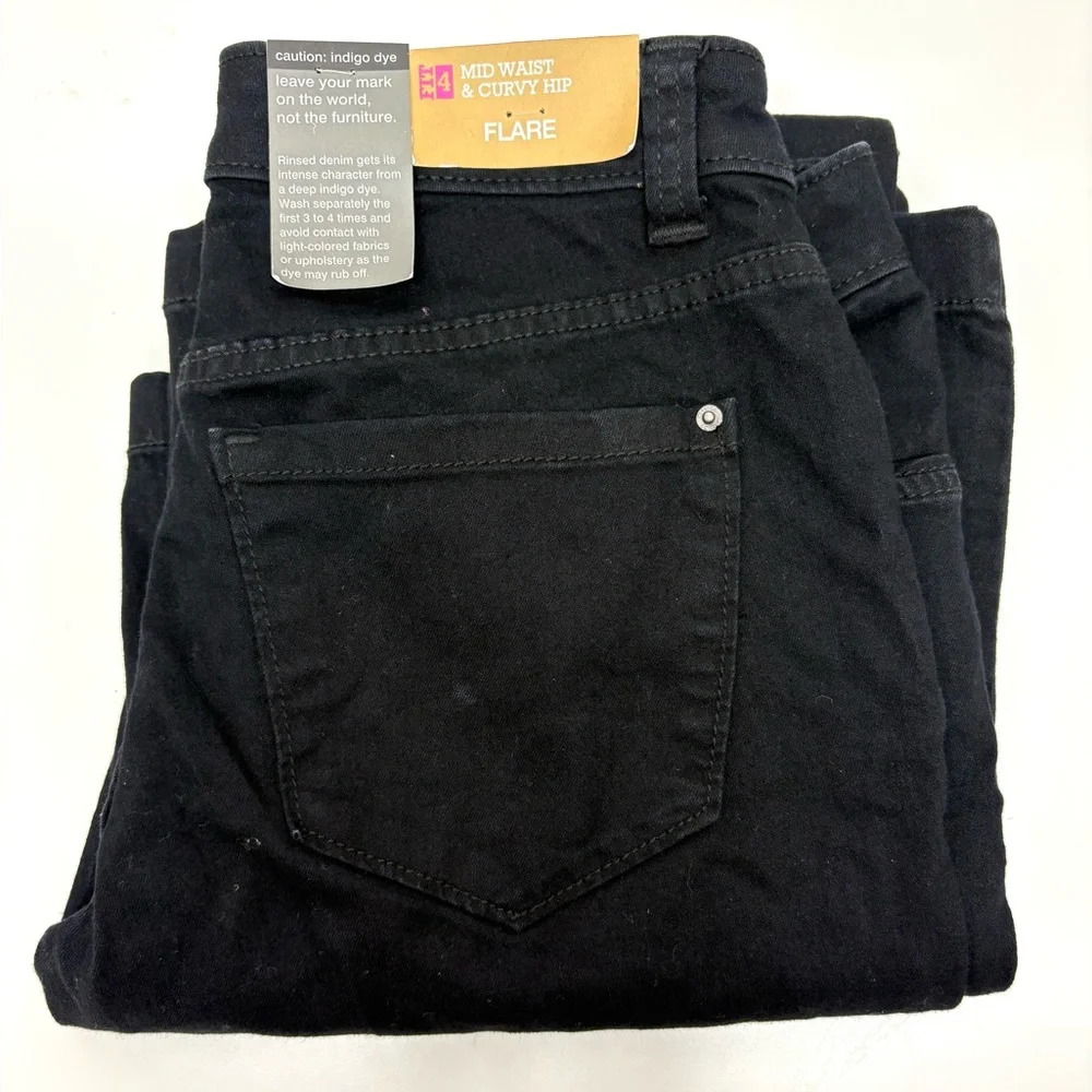 Mossimo supply co Y2K Black Flare Jeans - Picture 3 of 15